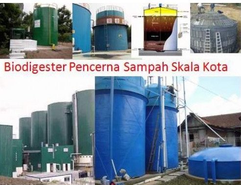 Reaktor Biogas BD 1000 m3